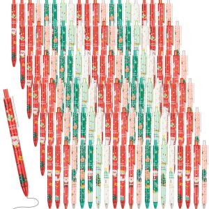 Yeaqee 240 bolígrafos de Navidad a granel retráctiles de Navidad a granel, bolígrafos de tinta de gel, bolígrafos de tinta de gel de dibujos Yeaqee 240 bolígrafos de Navidad a granel retráctiles de Navidad a granel, bolígrafos de tinta de gel, bolígrafos de tinta de gel de dibujos