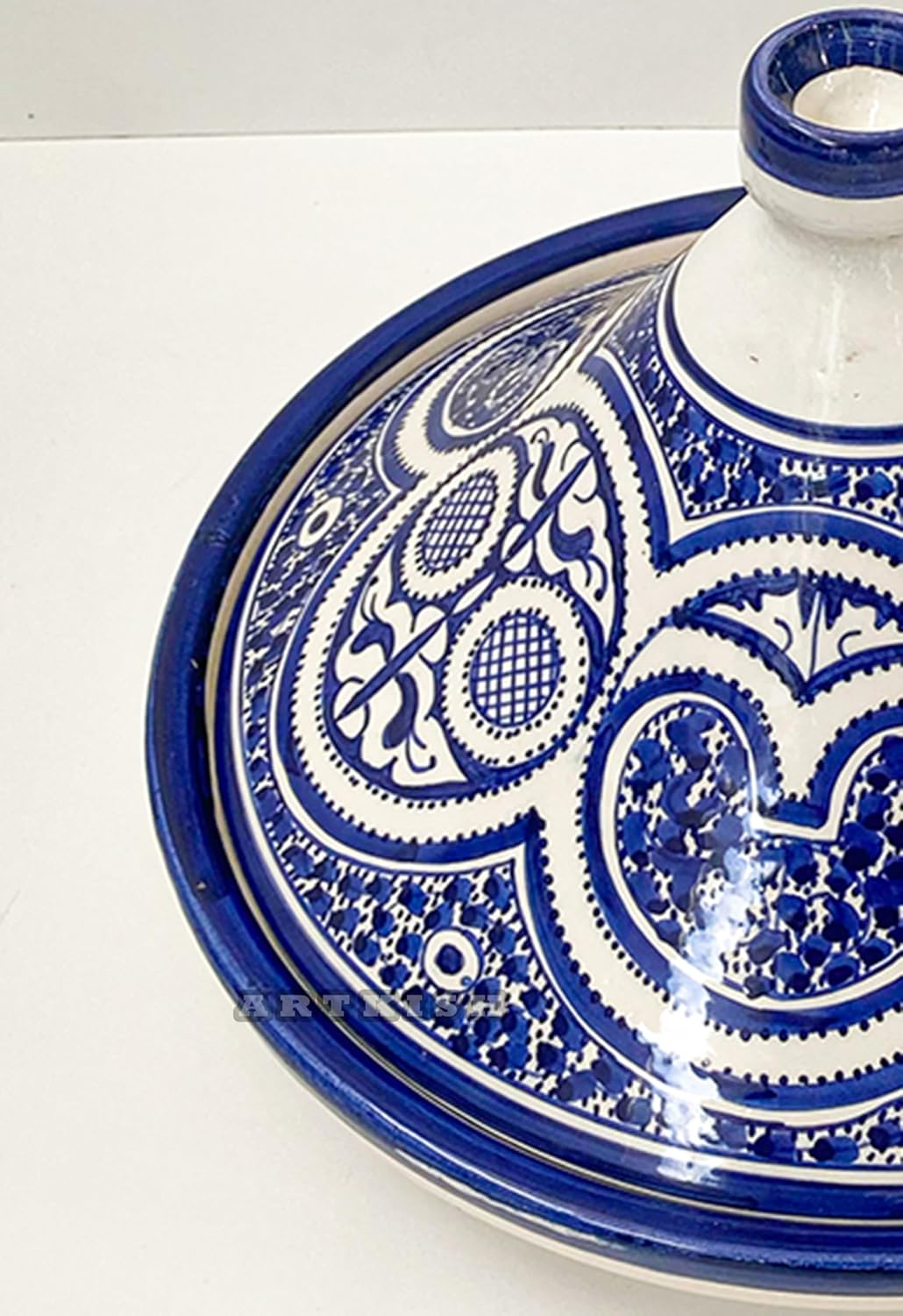 Customizable Moroccan Handmade Ceramic Tagine Pot for Cooking – Hand-Painted Pottery Tajine – Slow Cooker Clay Pot  Moroccan Lip Pot Tajin Cookware