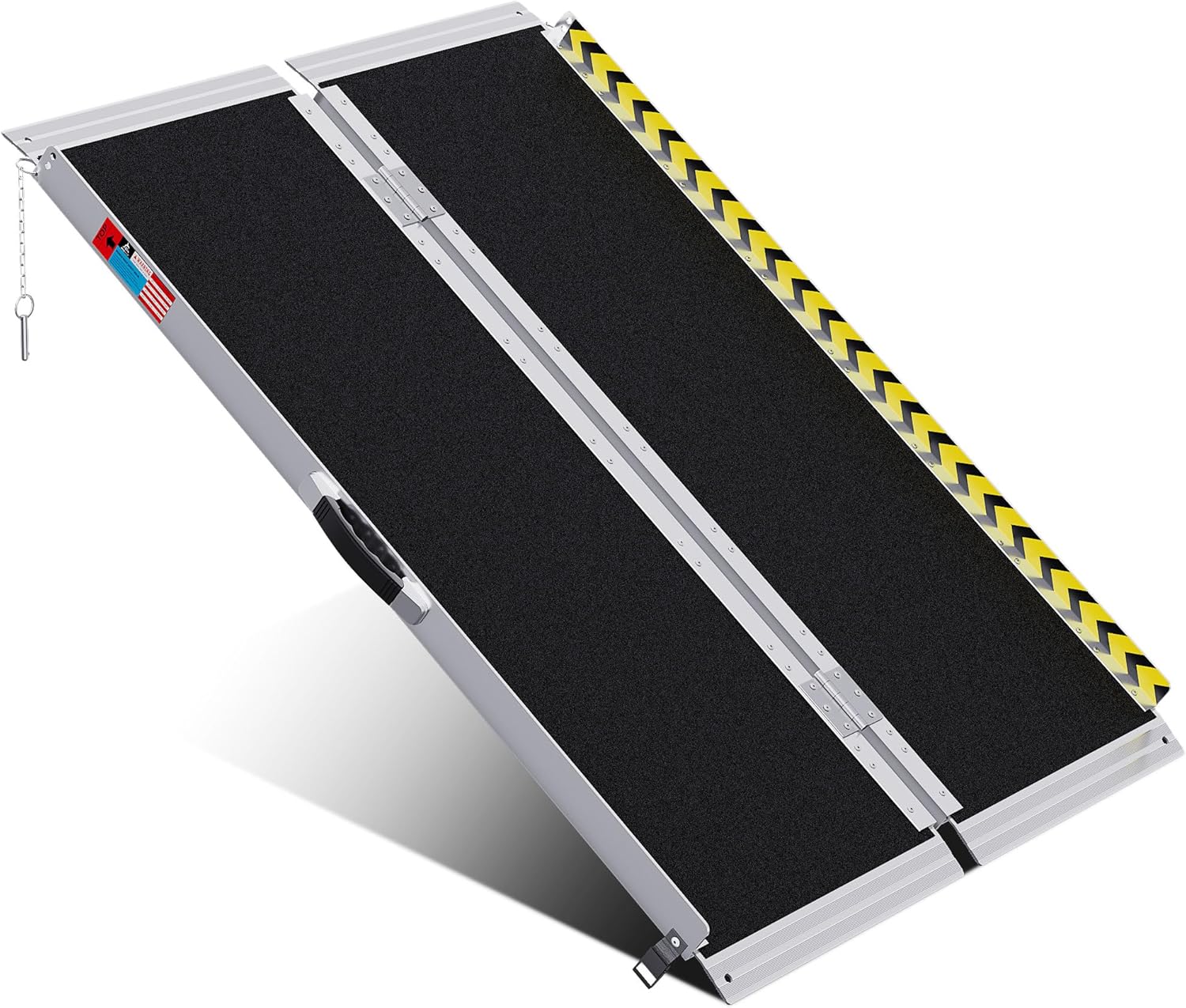 Rampa portátil para silla de ruedas de 4 pies, rampa portátil plegable de aluminio antideslizante, rampas para sillas de ruedas para el hogar,