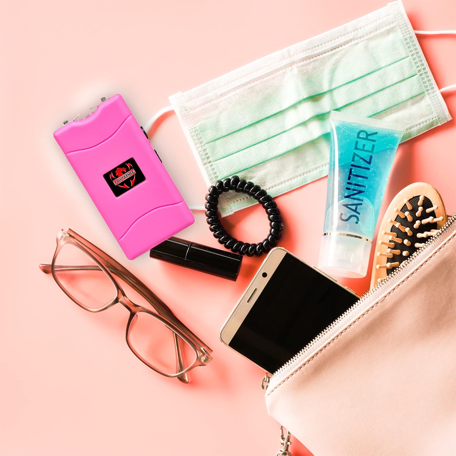 FIGHTSENSE Mini pistola aturdidora para mujeres de autodefensa