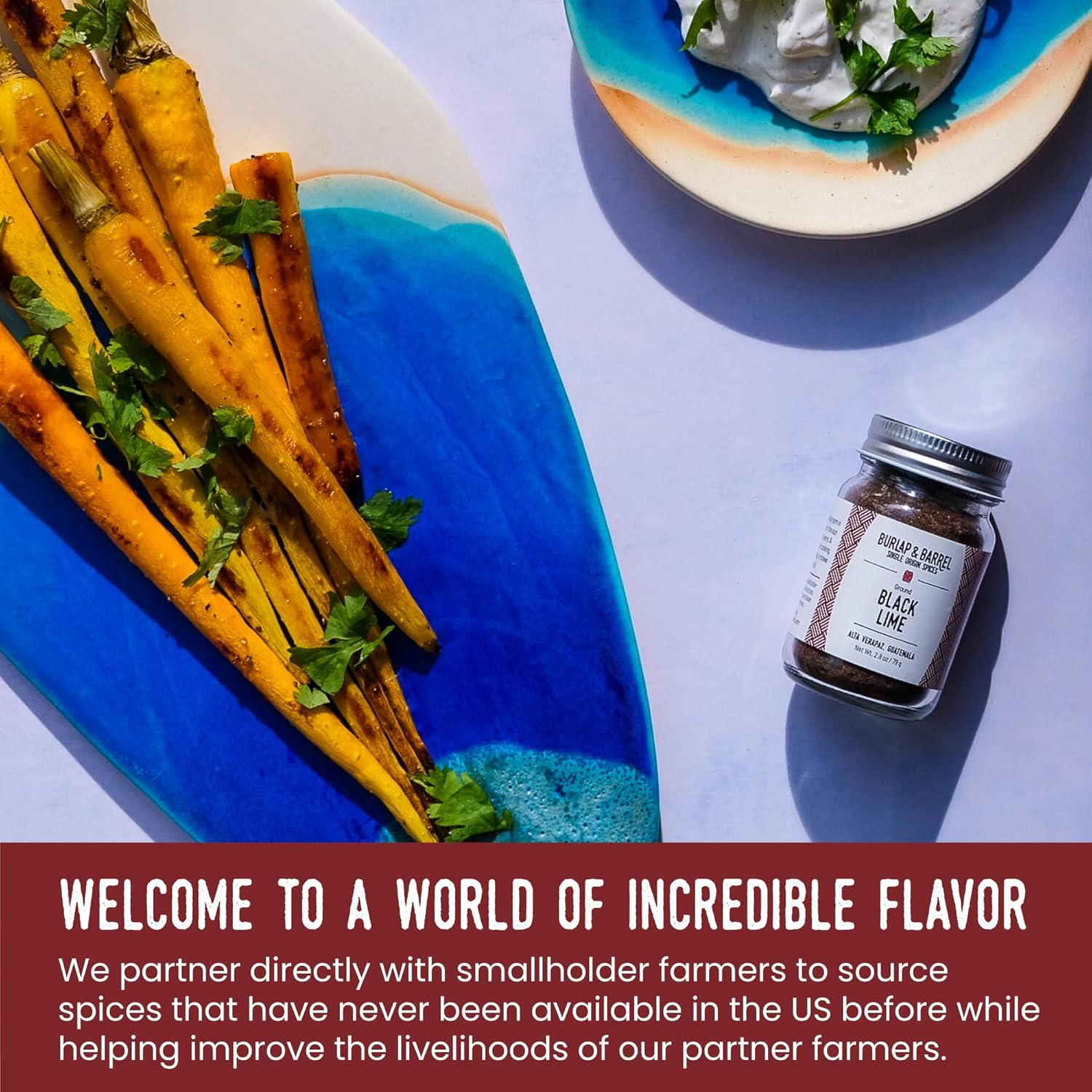 Burlap & Barrel Exquisito dúo hojuelas de lima negra molida y chile de seda – Dale sabor a tus aventuras culinarias con nuestras sabrosas especias!