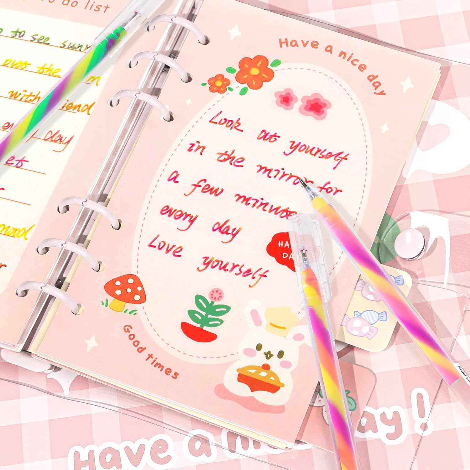 ZSCM – Paquete de 6 bolígrafos de gel de neón mágicos de 3 colores, Kawaii que cambian de color, juego de bolígrafos para colorear para adultos,