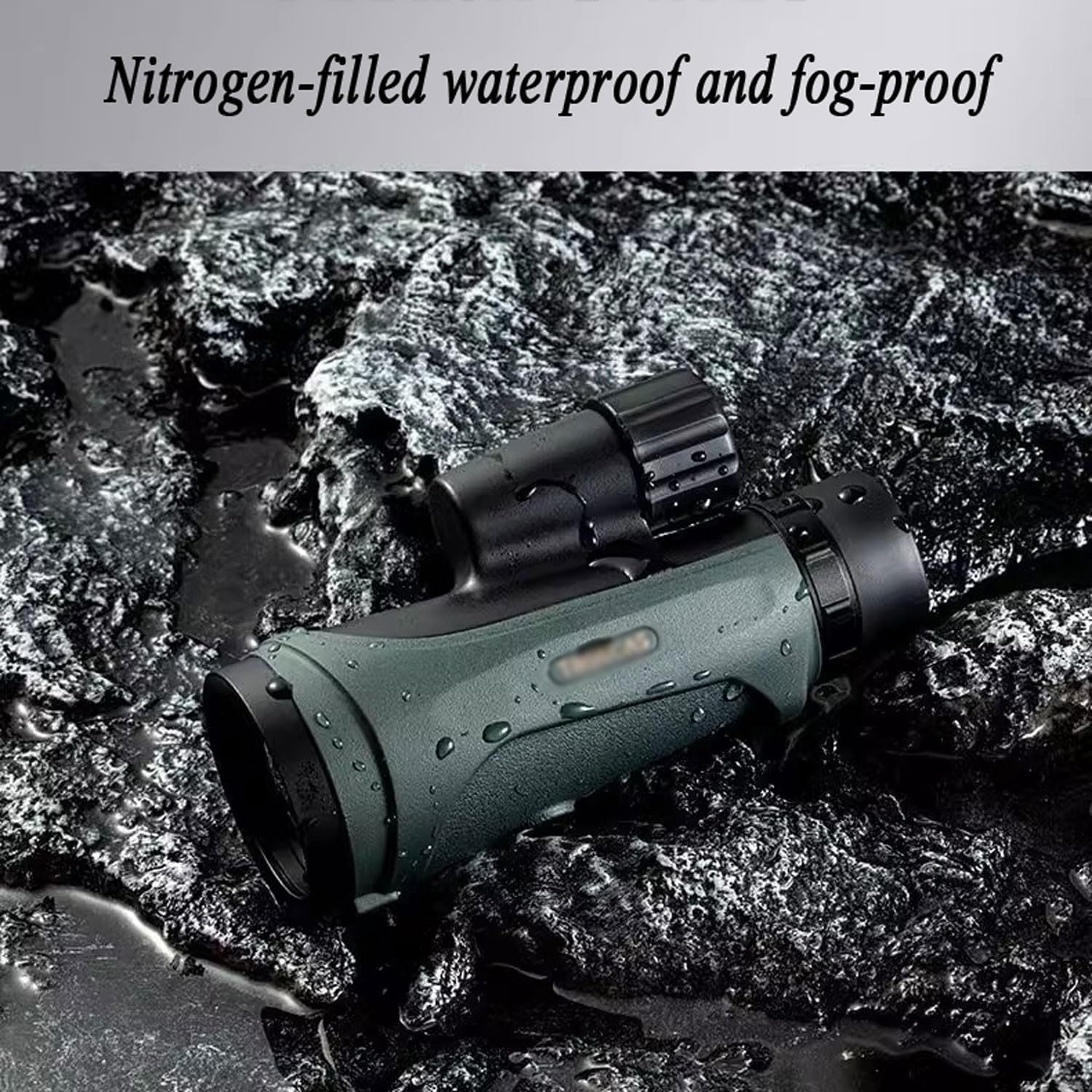 telescopio Profesional para ver planetas Prismáticos para Caza 12X50 Monocular de alta potencia de alta definición portátil portátil de mano de