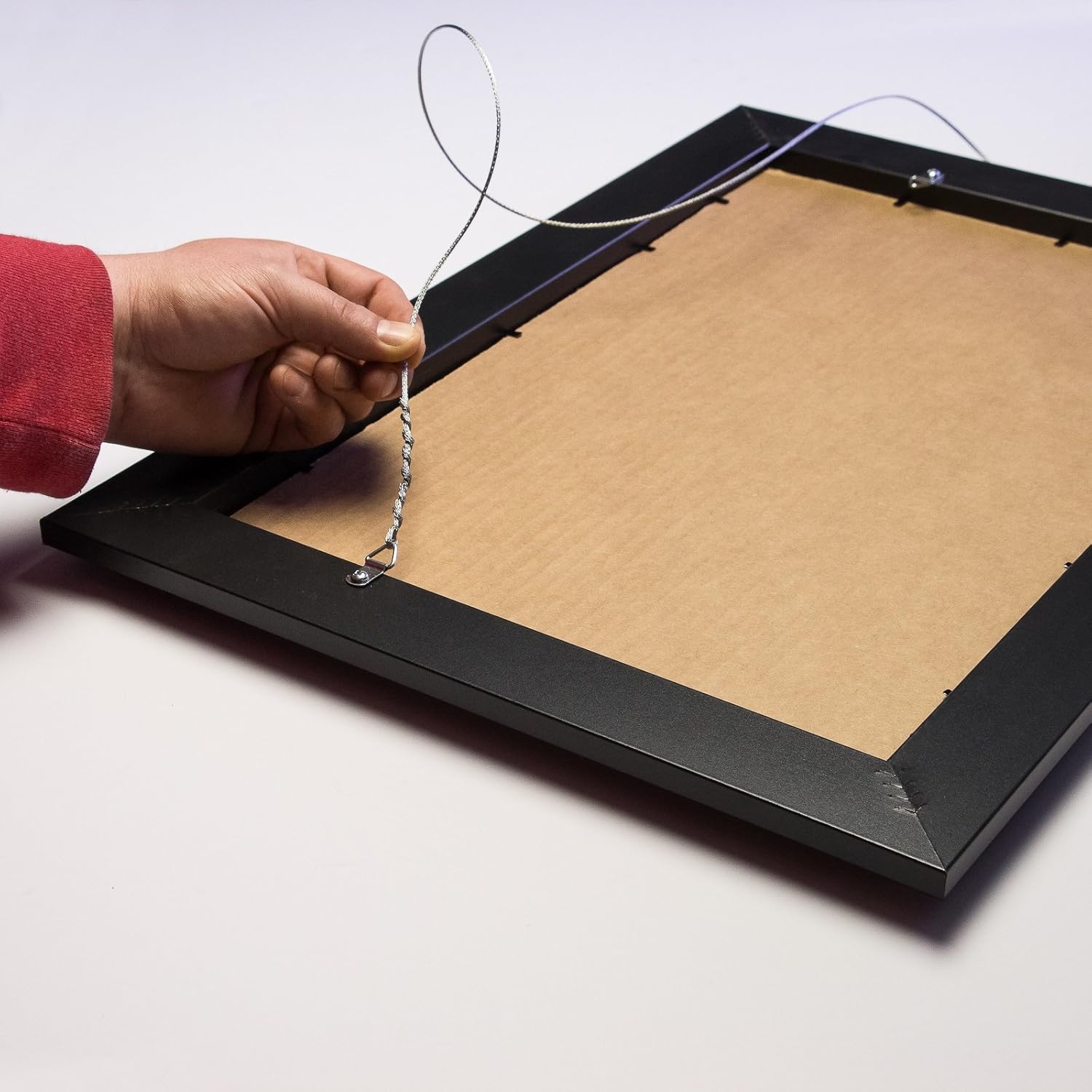 Craig Frames FM74DKW Picture Frame, Smooth Wrap Finish, 2 pulgadas Wide, café oscuro