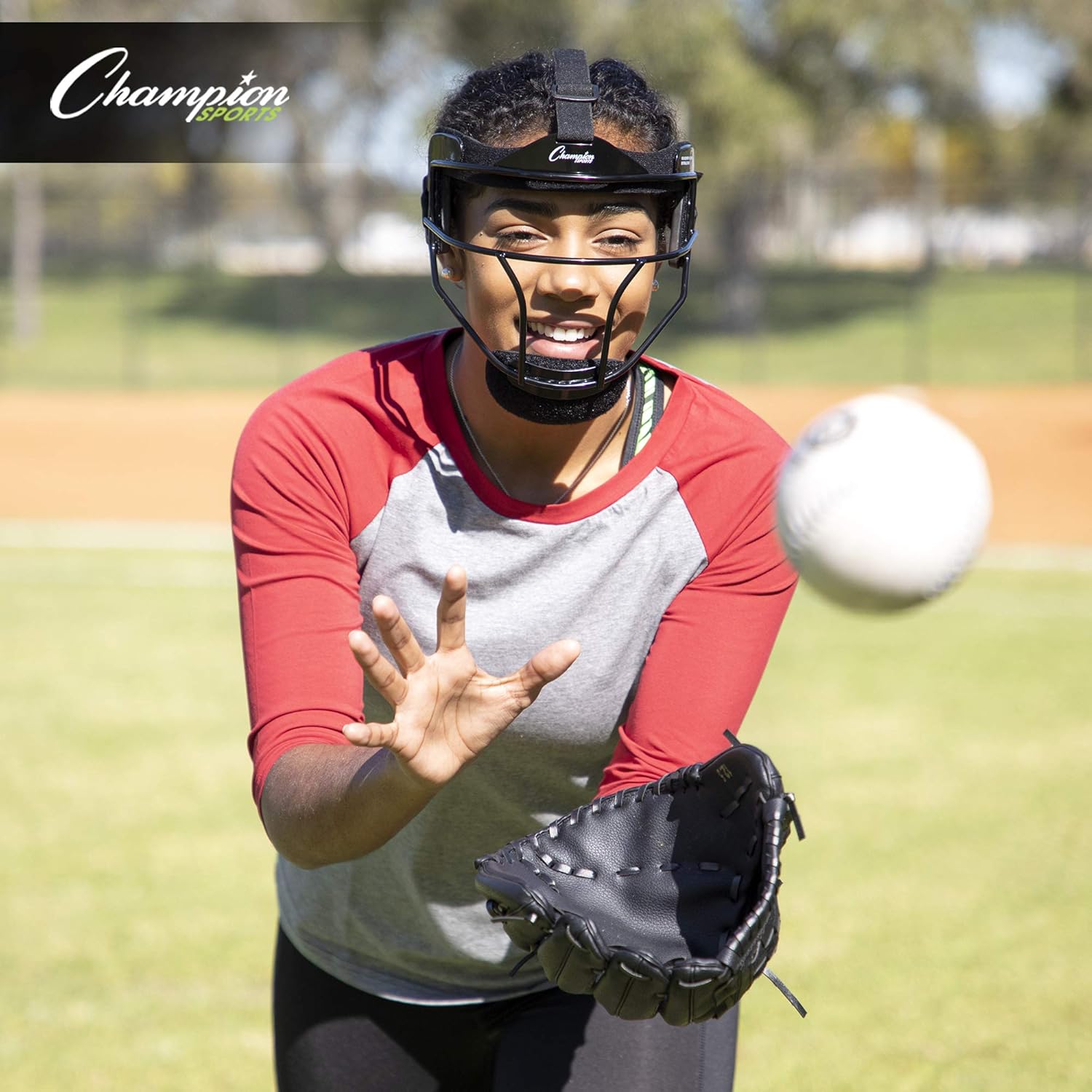 Champion Sports Steel Softball Face Mask