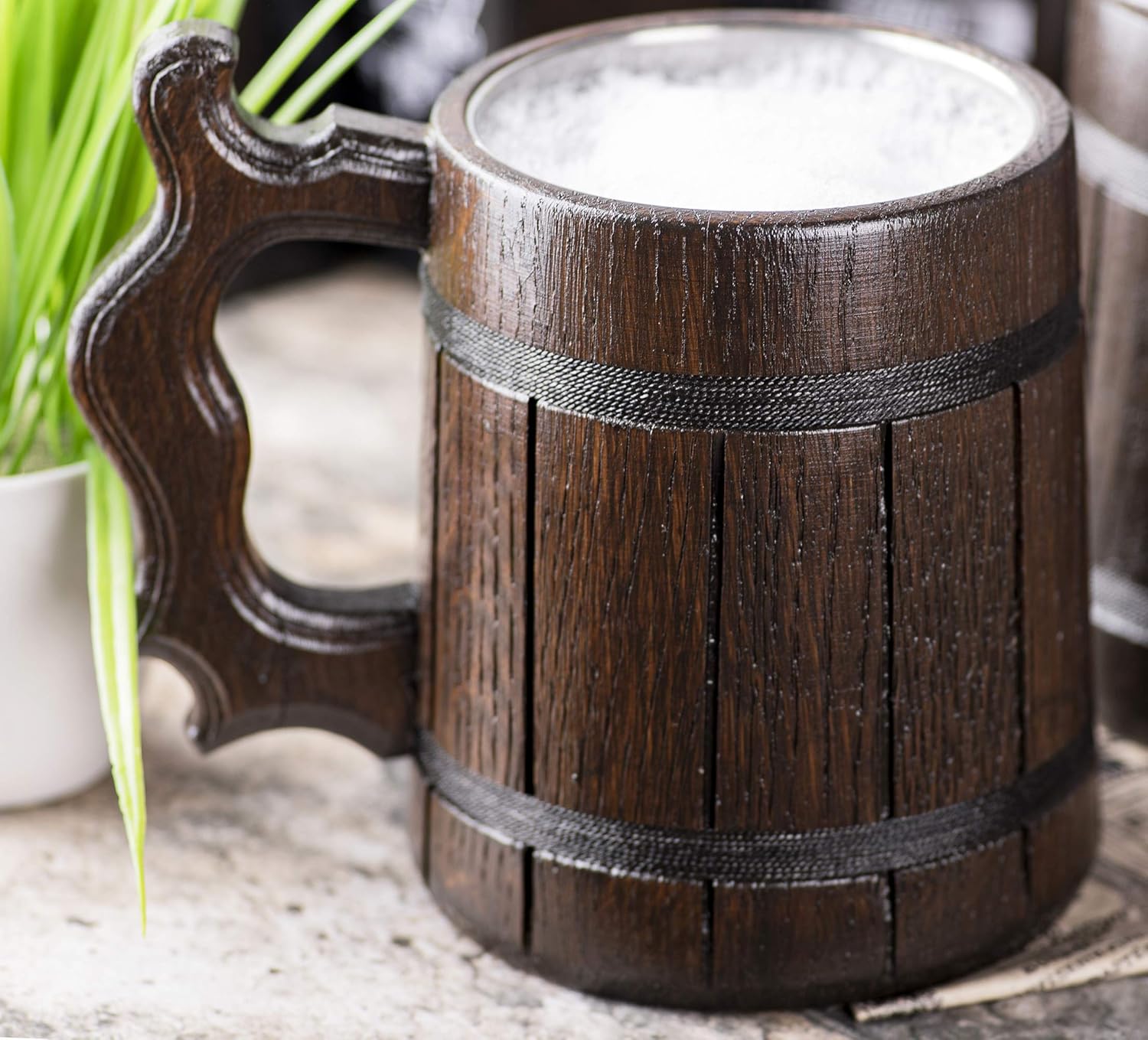 Prancing Pony Mug Lord Rings Wooden Beer Stein. Fathers Day Gifts. Anniversary Gift for Husband. Birthday Gifts For Him. Wooden Beer Mug Beer