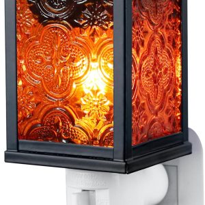 CVHOMEDECO. Calentador eléctrico marroquí de cera derretida, calentador de velas decorativo para velas perfumadas, cera derretida, tartas y aceites CVHOMEDECO. Calentador eléctrico marroquí de cera derretida, calentador de velas decorativo para velas perfumadas, cera derretida, tartas y aceites