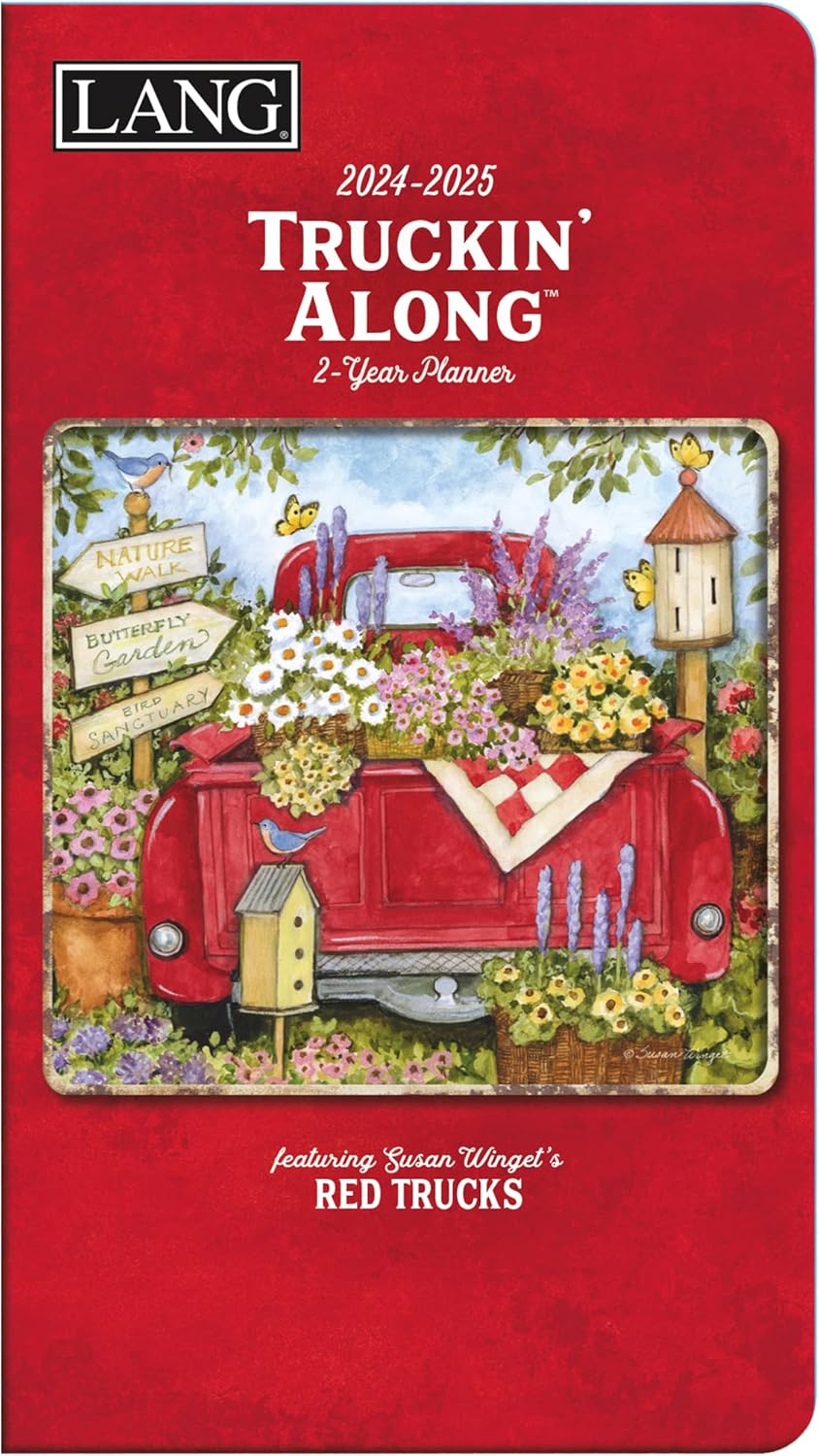LANG Truckin’ Along 2024 Planificador de dos años (24991071110)