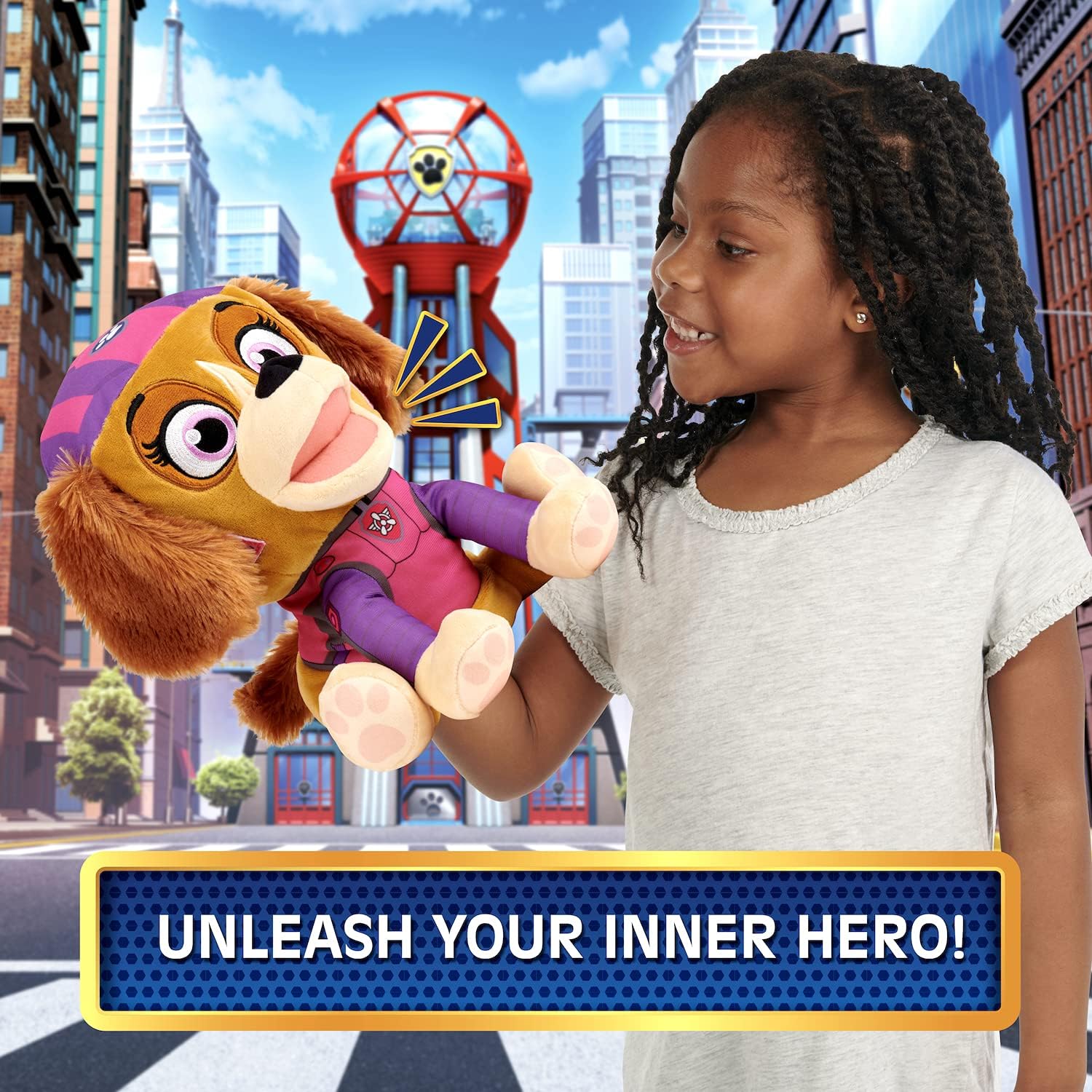 WowWee Paw Patrol The Movie Skye Play & Say Interactive Puppet – Marioneta de mano con sonidos
