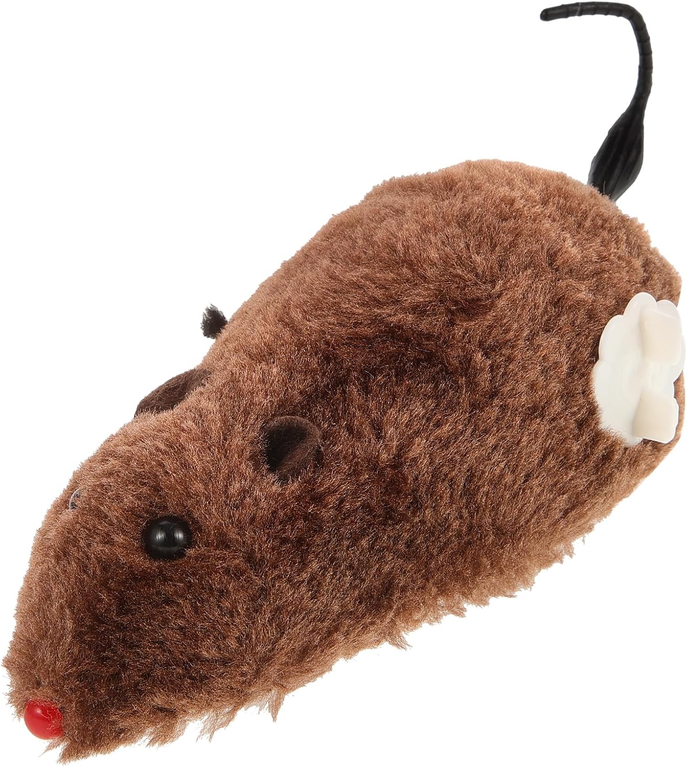USHOBE 1 Uds. Juguetes de Halloween para correr, ratones de peluche, ratones, juguete de ratones enrollados, juguetes de ratas de viento, mini rata
