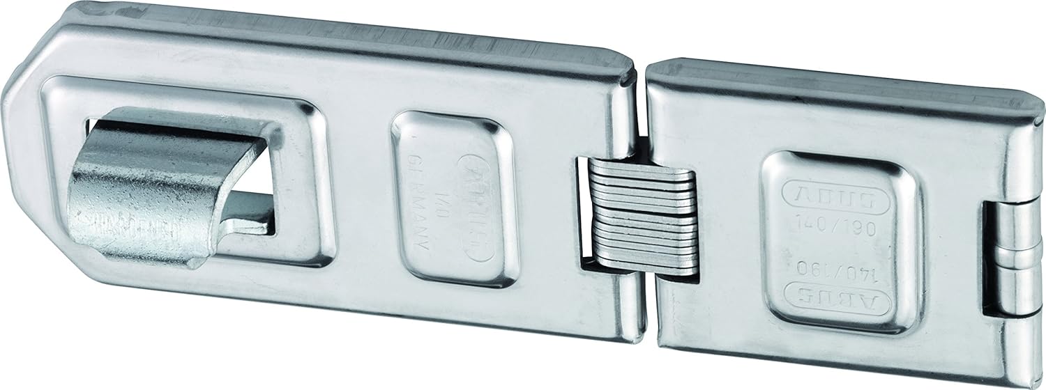 Abus Cerrojo de acero inoxidable 140190 C, 7-12 pulgadas, plateado