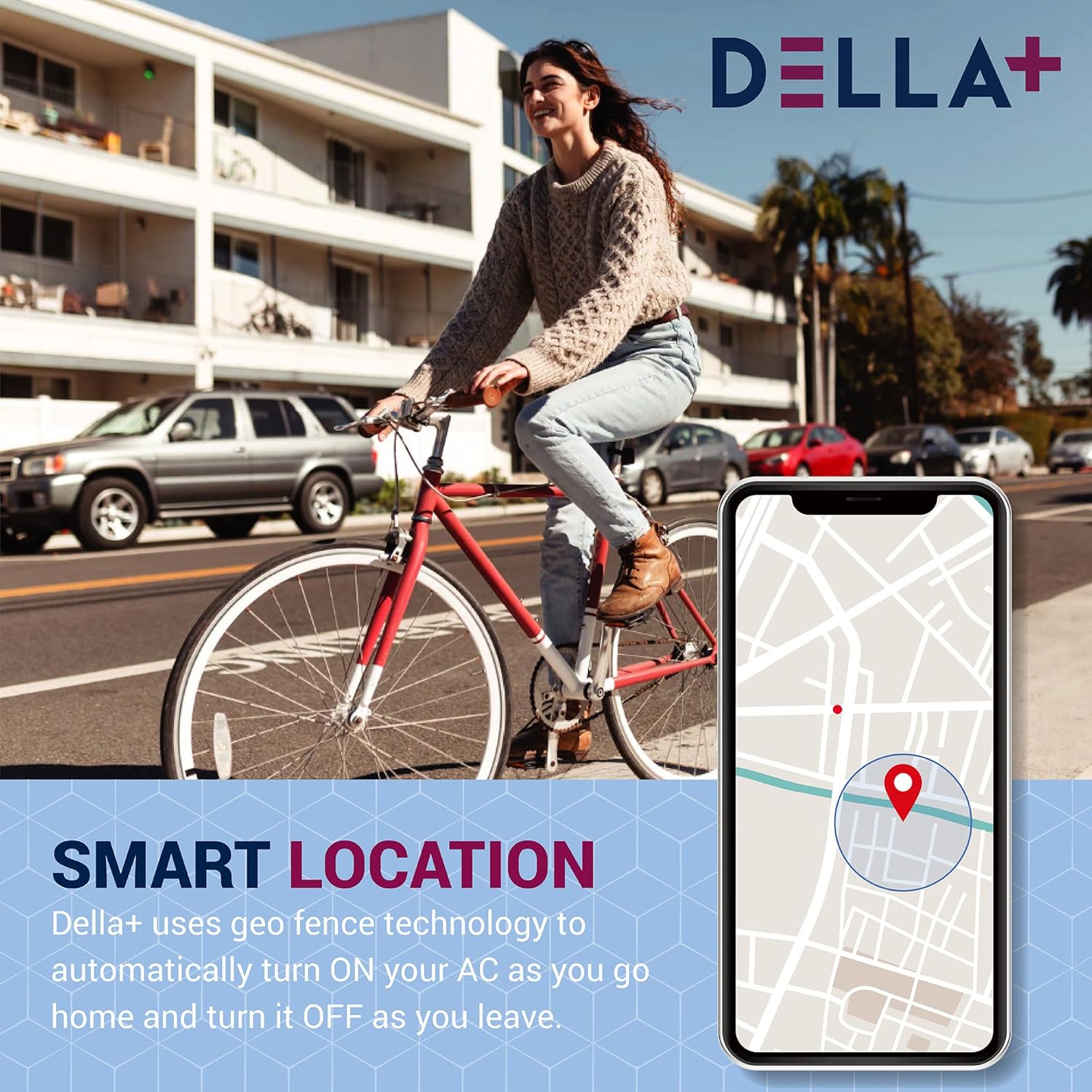 DELLA Optima Series 12,000 BTU Wifi Mini Split AC, funciona con Alexa, Energy Star 208230V 23 SEER2 enfría hasta 550 pies cuadrados de aire