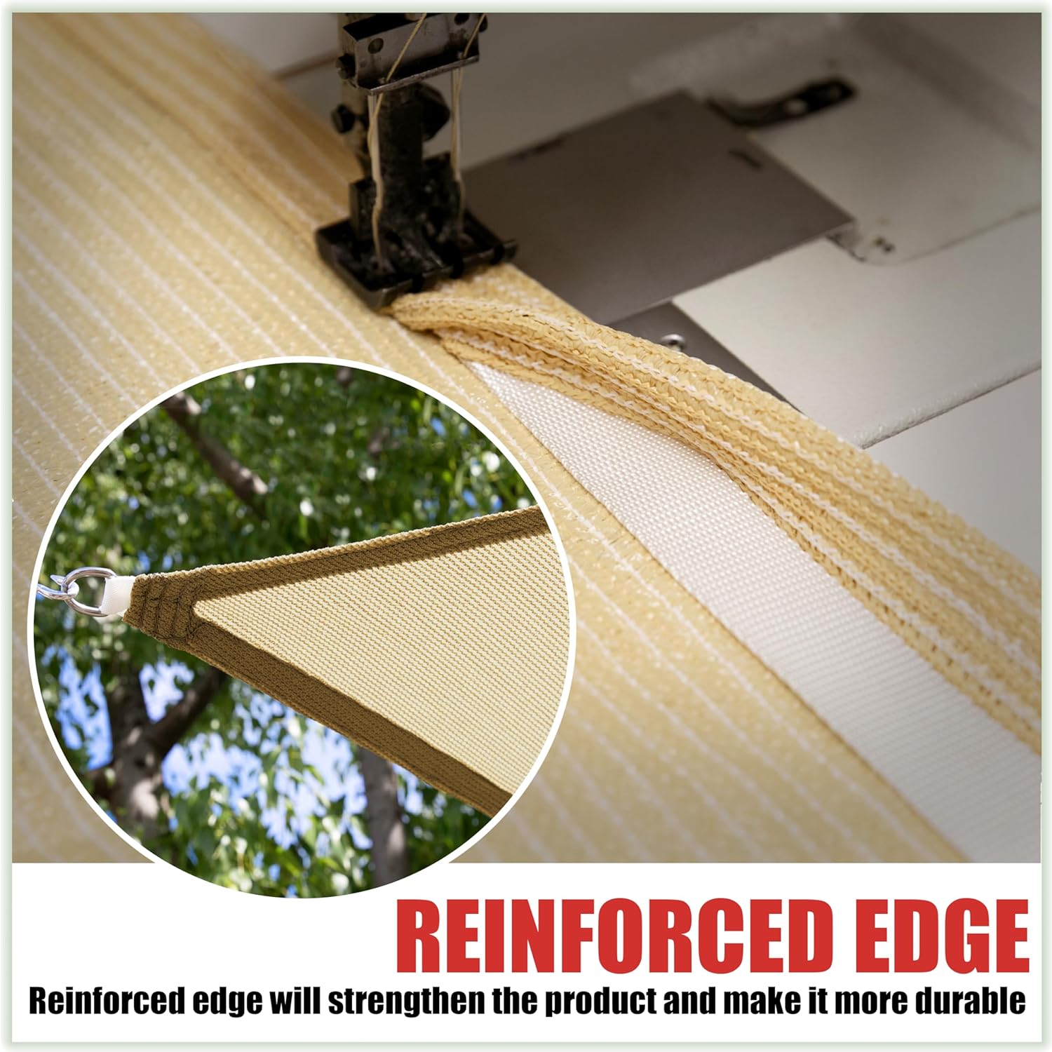 ColourTree TAPS9.5 – Toldo cuadrado impermeable, parasol de tela con 95% de bloqueo de rayos UV y resistente al agua, para patio, jardín o cochera