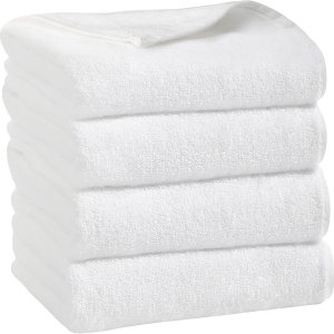 1888 Mills True Comfort + Hotel  Bucles 100% algodón peinado  Duraderas y suaves  Juego de 4 toallas de mano 1888 Mills True Comfort + Hotel  Bucles 100% algodón peinado  Duraderas y suaves  Juego de 4 toallas de mano