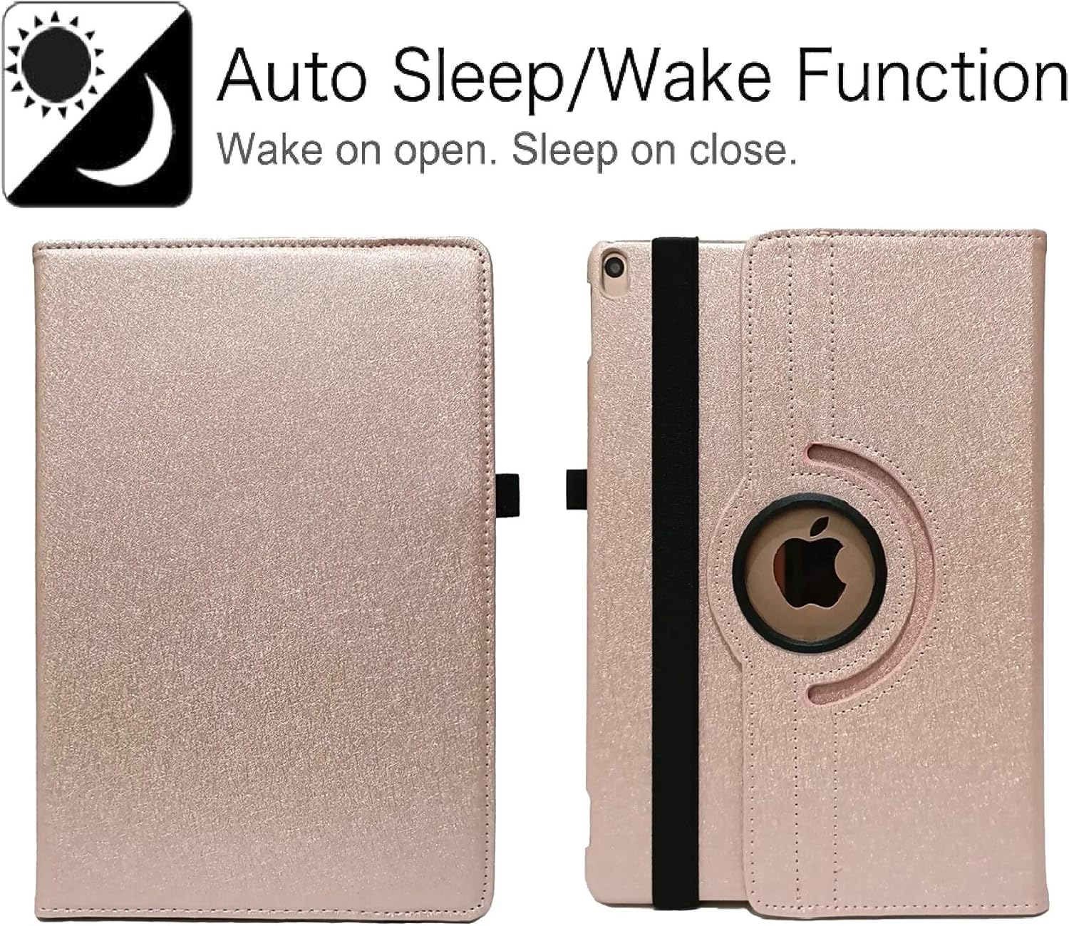 Funda para iPad Air (3 generación) de 10.5 pulgadas 2019  iPad Pro de 10.5 pulgadas 2017, soporte giratorio de 360 grados, funda protectora