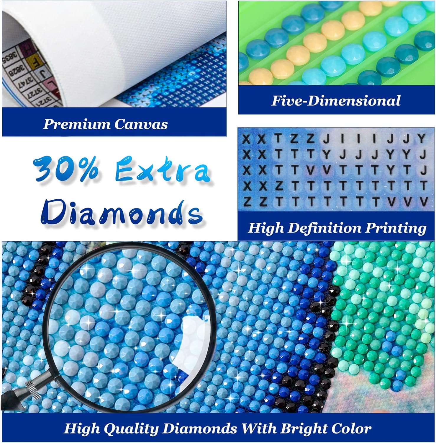 UPABLUNSO 5D Diamond Art Laundry – Kit de pintura de diamantes para adultos, pintura por número para recreación del hogar y decoración de pared, 12