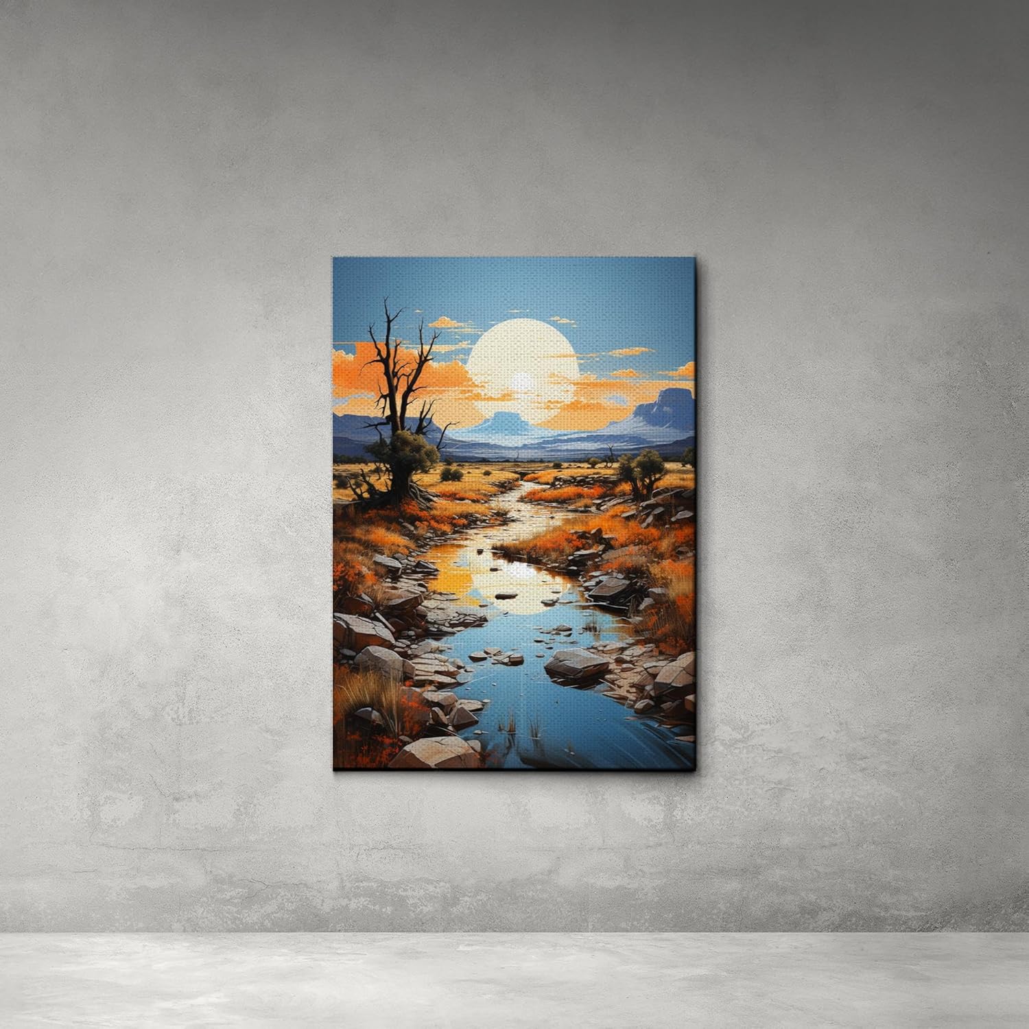 Red Mesa, Archival Print of Landscape Prints of Red Mountain in Mesa, Arizona, Canvas Prints, Art Print