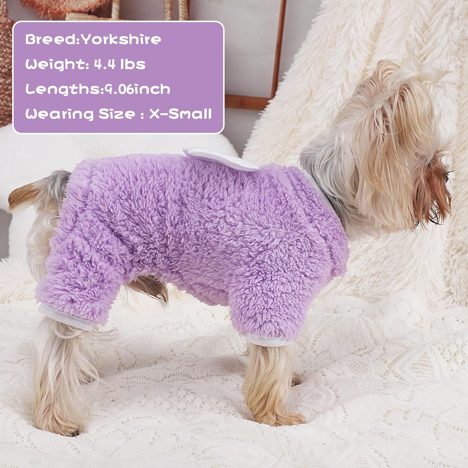 Ropa para perros pequeños, macho, hembra, pijama para perros y niñas, suéter de invierno para perro, suéter ligero de terciopelo para mascotas,