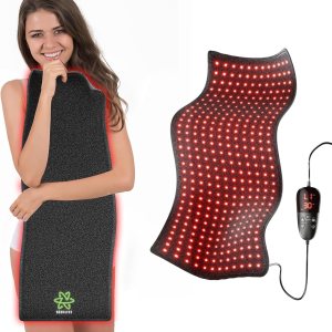 SSCILIFE Alfombrilla de terapia de luz roja grande de 31 x 11 pulgadas para cuerpo, 360 luces LED, almohadilla de terapia de luz roja para espalda, SSCILIFE Alfombrilla de terapia de luz roja grande de 31 x 11 pulgadas para cuerpo, 360 luces LED, almohadilla de terapia de luz roja para espalda,