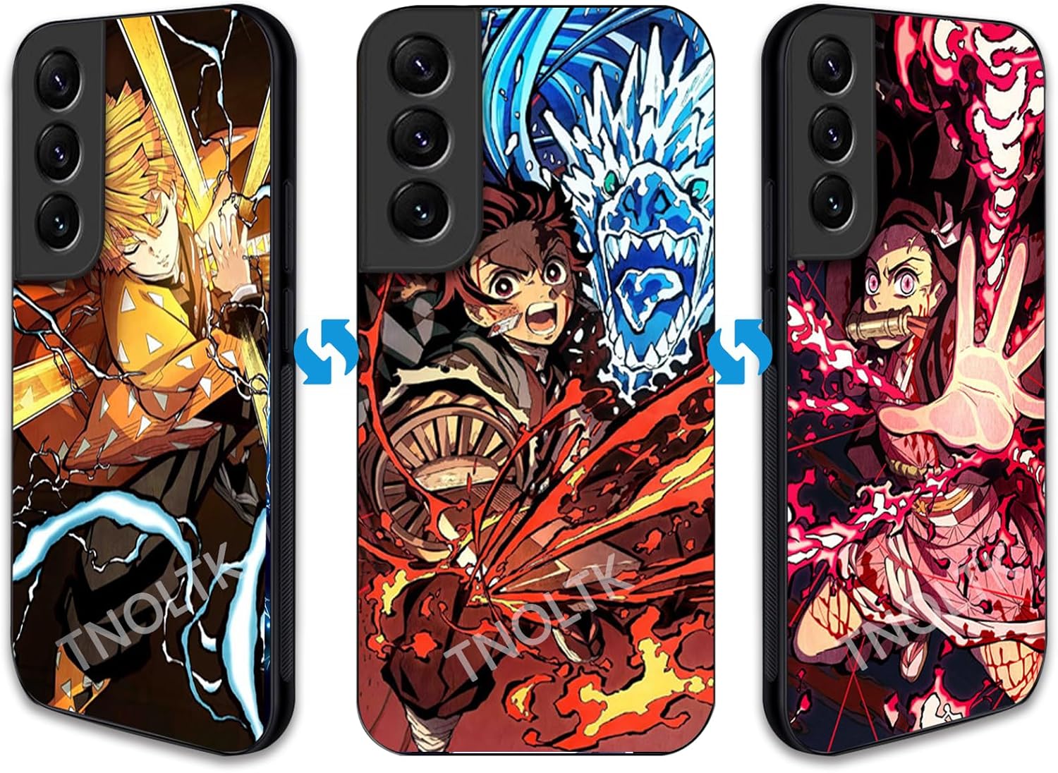 Funda 3D Anime Motion para Samsung Galaxy S22 de 6.1 pulgadas, a prueba de golpes, suave, antiarañazos, manga cambiable, compatible con Samsung