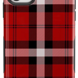 Casely Funda para iPhone 11  Como si! Funda a cuadros rojos Casely Funda para iPhone 11  Como si! Funda a cuadros rojos