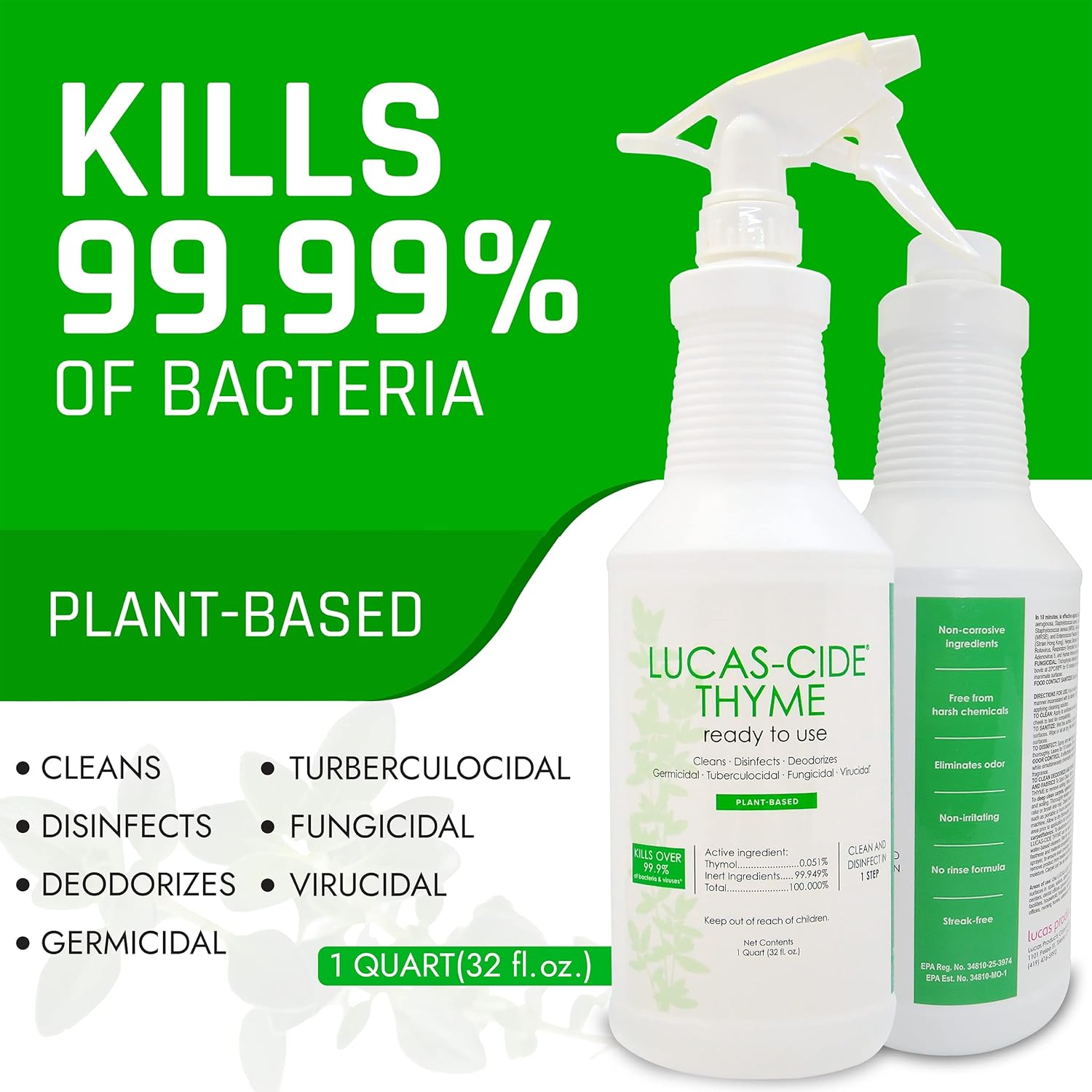 Limpiador multiusos listo para usar, suministros de limpieza esenciales para el hogar para la higiene diaria, spray desinfectante con aroma a