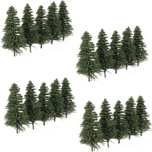S0806 40 piezas de pino verde oscuro modelo árboles de cedro 2.72 pulgadas (2.717in) para modelo de ferrocarril escenario paisaje diseño HO escala S0806 40 piezas de pino verde oscuro modelo árboles de cedro 2.72 pulgadas (2.717in) para modelo de ferrocarril escenario paisaje diseño HO escala