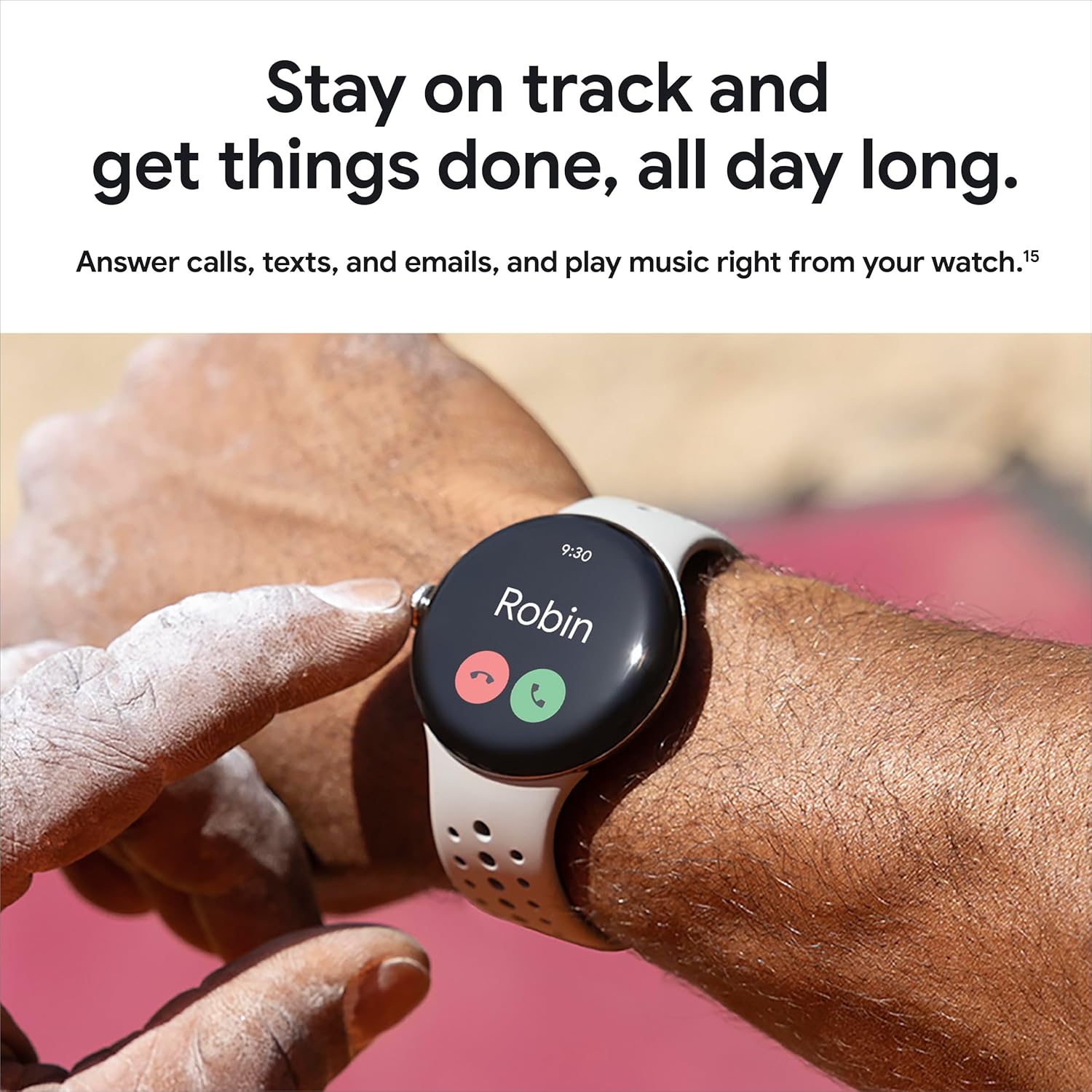 Google Pixel Watch 2 con lo mejor de Fitbit y Google – Seguimiento de frecuencia cardíaca, gestión del estrés, características de seguridad – Reloj