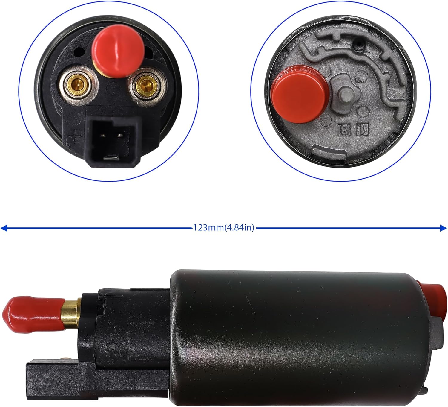 Bomba de combustible eléctrica E2157 E2226 Bomba de combustible eléctrica Intank con kit de instalación compatible con Ford Toyota Mazda Tacoma