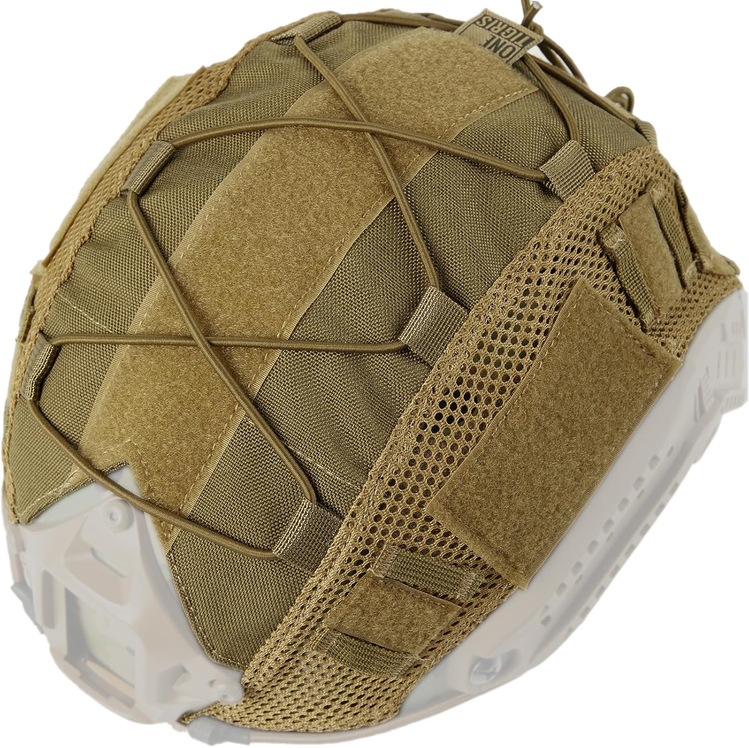 OneTigris Funda para casco, cubierta táctica de tela multicámara para casco rápido en talla L o ML, XL o LXL, casco de golpes en talla XL o LXL –