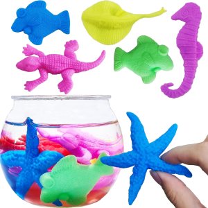LilyBeauty Criaturas marinas que crecen en el agua, paquete de 50 animales marinos, recuerdos envueltos individualmente, juguete de animales LilyBeauty Criaturas marinas que crecen en el agua, paquete de 50 animales marinos, recuerdos envueltos individualmente, juguete de animales