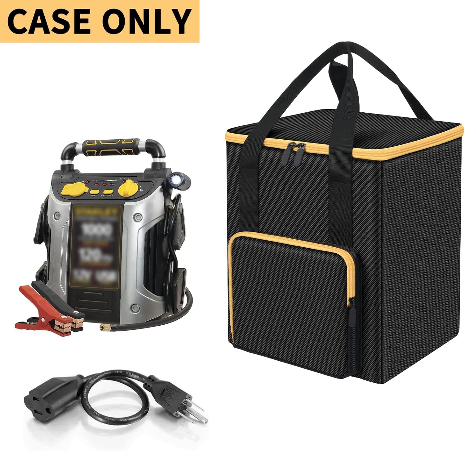 Bolsa compatible con Stanley J5C09J509 Estación de energía portátil Jump Starter 1000 700 600 Peak Amp Booster, caja de almacenamiento para batería