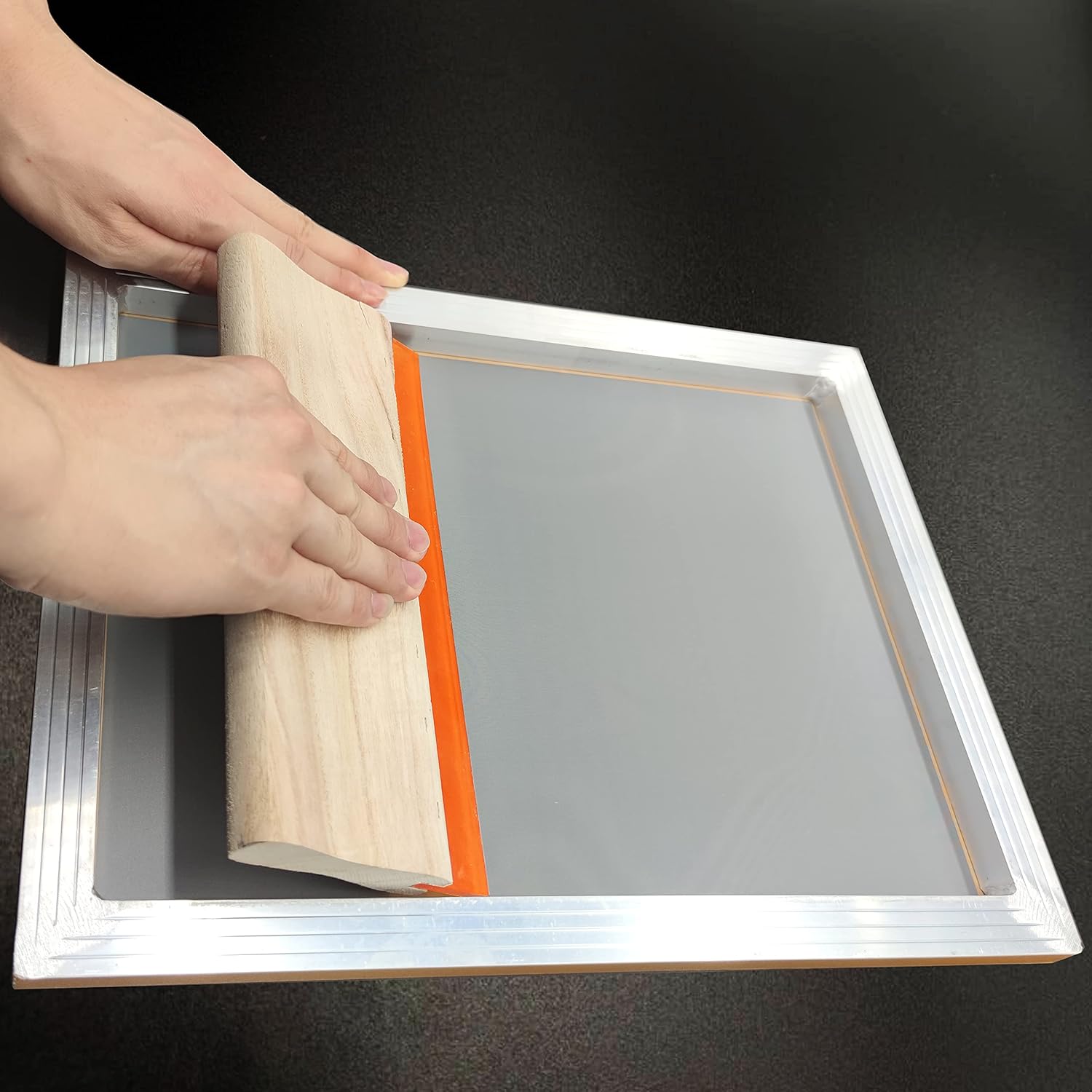 Worown Marco de aluminio de la impresión de la pantalla de seda de 8 x 10 pulgadas con la malla blanca 110 para la impresión de la pantalla
