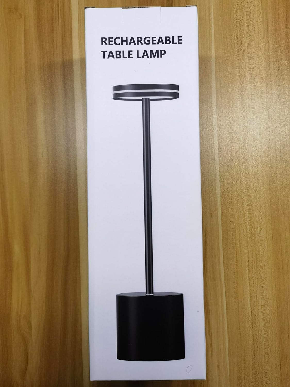 Hapfish Lámpara de mesa inalámbrica, portátil de 5000 mAh para exteriores, lámparas de mesa alimentadas por batería, metal, regulables, bombillas