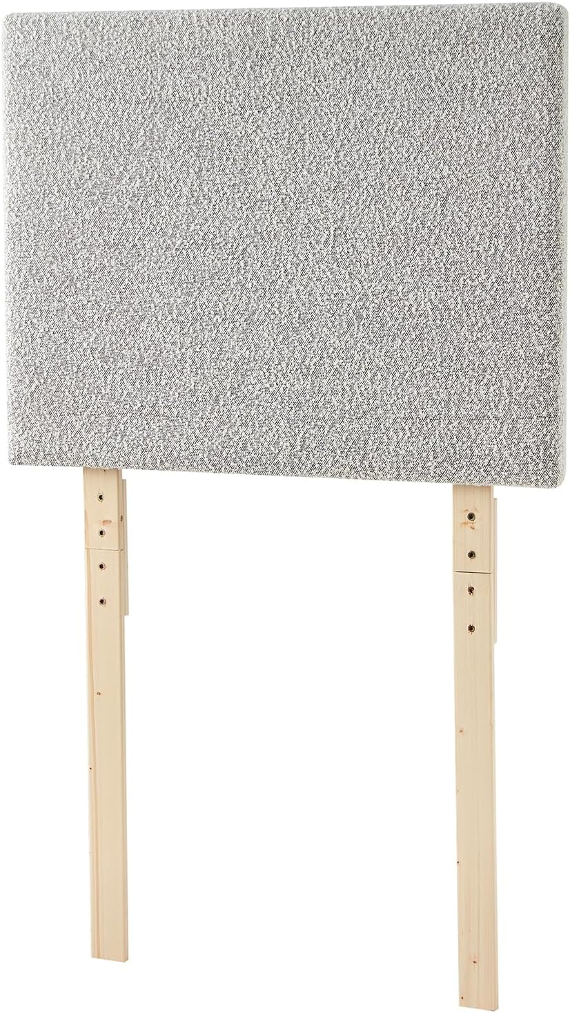 DormCo Villa Classic – Cabecero universitario con patas, color gris y crema