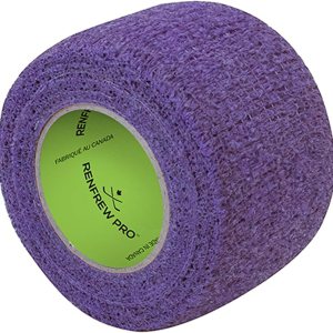 Renfrew Cinta de agarre Stretchrap Scapa palo de hockey, 1 rollo (1.5 pulgadas6 yardas, morado) Renfrew Cinta de agarre Stretchrap Scapa palo de hockey, 1 rollo (1.5 pulgadas6 yardas, morado)