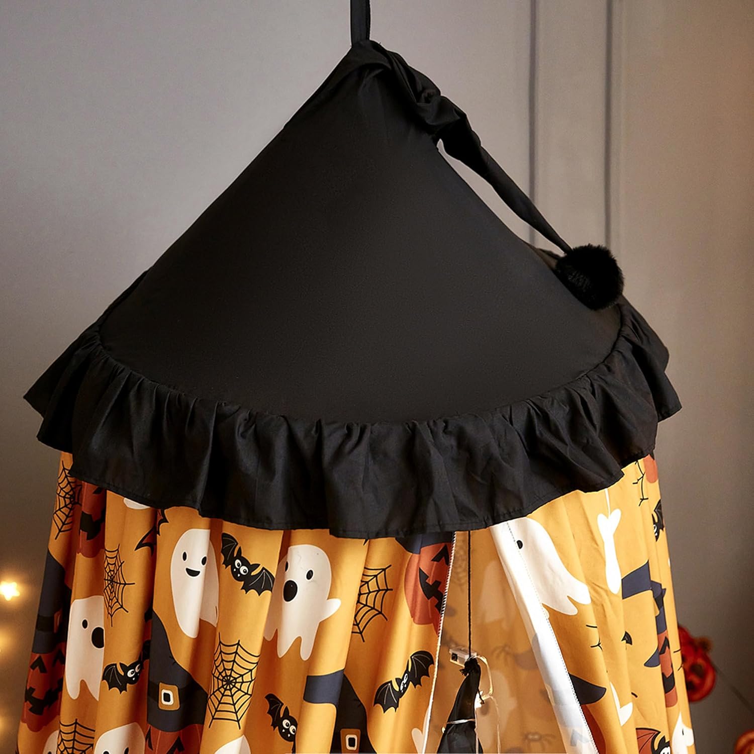 Toldo decorativo para cama de niños, estilo sombrero de princesa, cúpula de ensueño, toldo para decoración de habitación de niñas, castillo, toldos