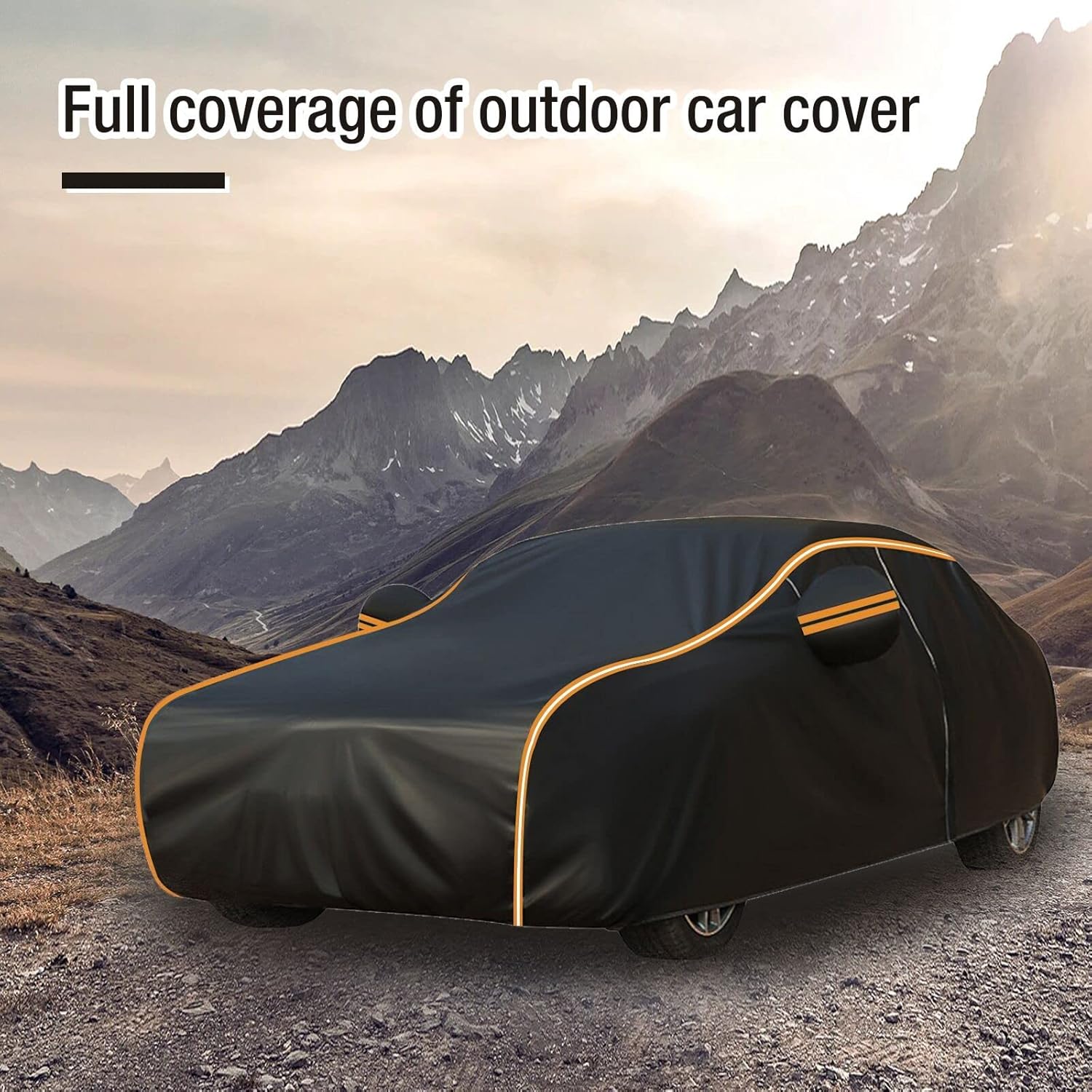 Car Cover for Dacia Sandero Stepway Sandero 2 Stepway Sandero 3 Stepway Car Cover, Full Car Cover Breathable Anti-UV Snowproof Rainproof Windproof