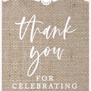 Andaz Press Paquete de 100 etiquetas de agradecimiento con texto en inglés “Thank You for Celebrating with Us”, etiquetas de regalo de cartulina de Andaz Press Paquete de 100 etiquetas de agradecimiento con texto en inglés “Thank You for Celebrating with Us”, etiquetas de regalo de cartulina de
