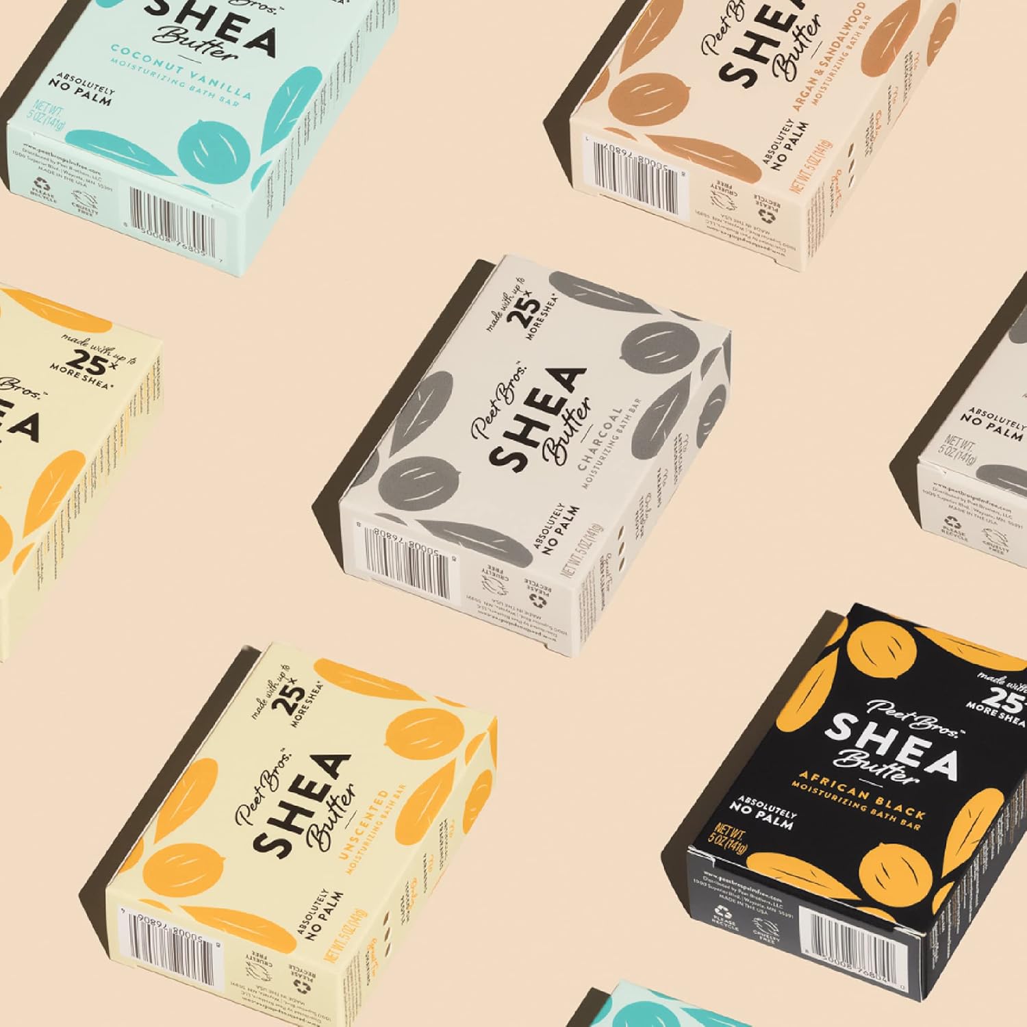 Jabón en barra de manteca de karité, barra de jabón negro africano hidratante, vegano, sin aceite de palma, hasta 25 veces más manteca de karité,