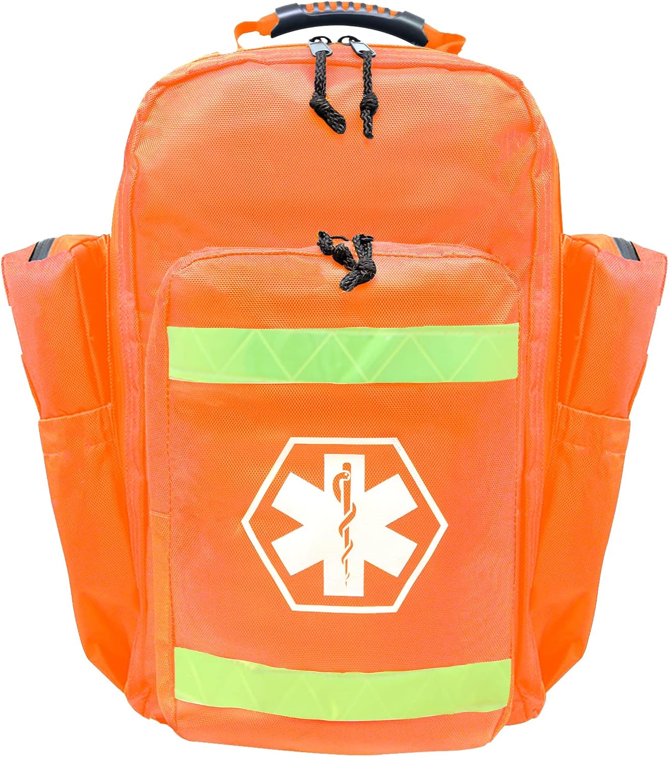 Dixie EMS Mochila Ultimate Pro Trauma O2 con diseño de bolsa modular, bolsa de oxígeno para primeros auxilios y médicos, naranja, Naranja