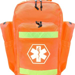 Dixie EMS Mochila Ultimate Pro Trauma O2 con diseño de bolsa modular, bolsa de oxígeno para primeros auxilios y médicos, naranja, Naranja Dixie EMS Mochila Ultimate Pro Trauma O2 con diseño de bolsa modular, bolsa de oxígeno para primeros auxilios y médicos, naranja, Naranja