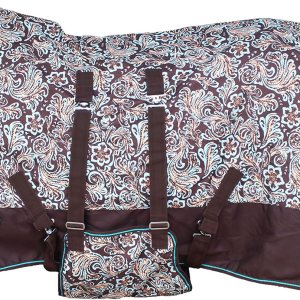 Manta de invierno ligera impermeable para caballos de lluvia 1200D, 395B Manta de invierno ligera impermeable para caballos de lluvia 1200D, 395B