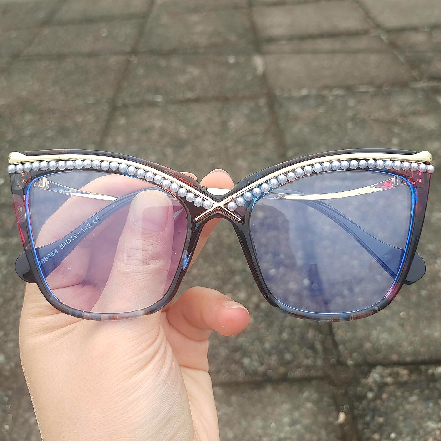 Gafas de lectura bifocales de gran tamaño para mujer, gafas de sol de lectura fotocromáticas de transición de ojo de gato con diamantes de imitación