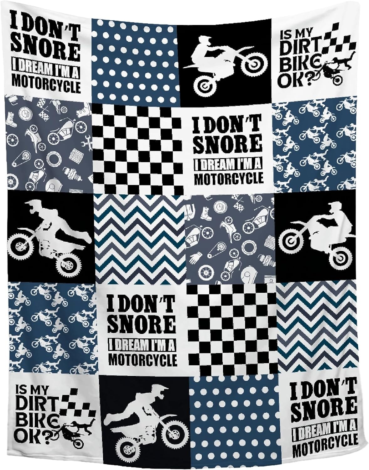 Manta suave y acogedora para motocicleta, regalos para niños pequeños, mujeres y hombres, amantes de los deportes extremos, manta de motociclista