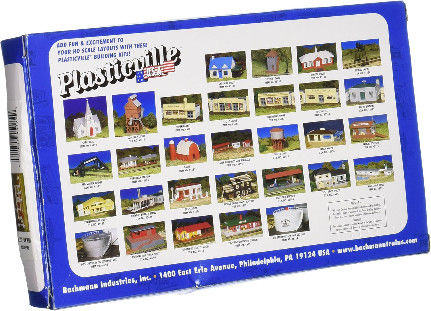 Bachmann Trains – EDIFICIOS PLASTICVILLE U.S.A.  KITS CLÁSICOS – GASOLINERA – Escala HO