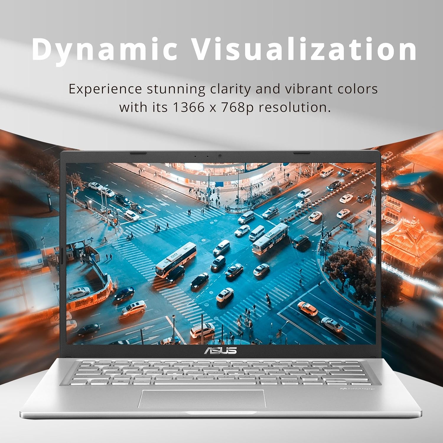 asus Vivobook 14HD 2023 Laptop para estudiantes, Intel Core i3-1115G4, 16 GB de RAM, SSD PCIe de 1 TB, gráficos Intel UHD, cámara web, WiFi 5,