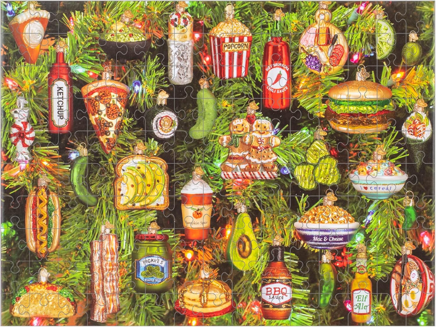 Old World Christmas Sabroso rompecabezas de Navidad, 18×24, multicolor