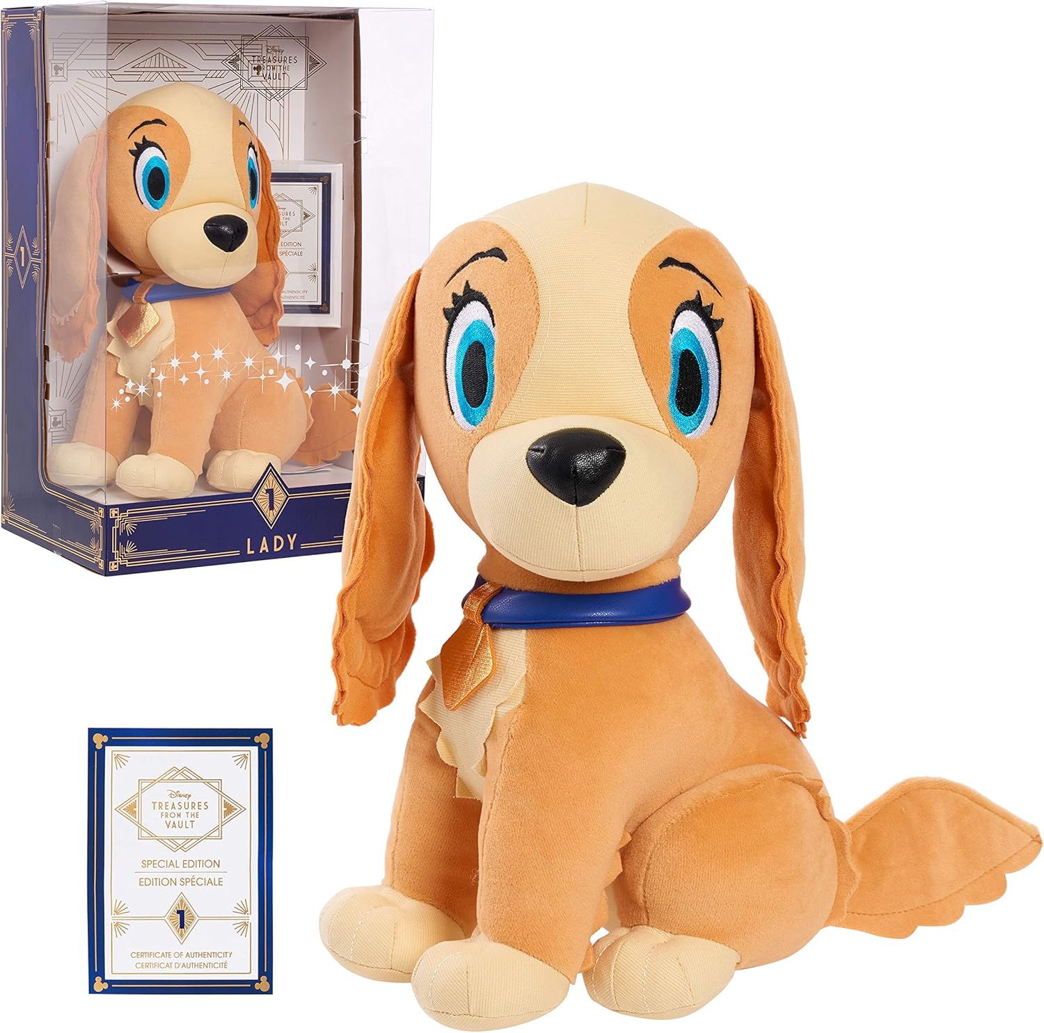 Disney Treasures From the Vault, peluche de Dama de edición limitada, exclusivo de Tienda.