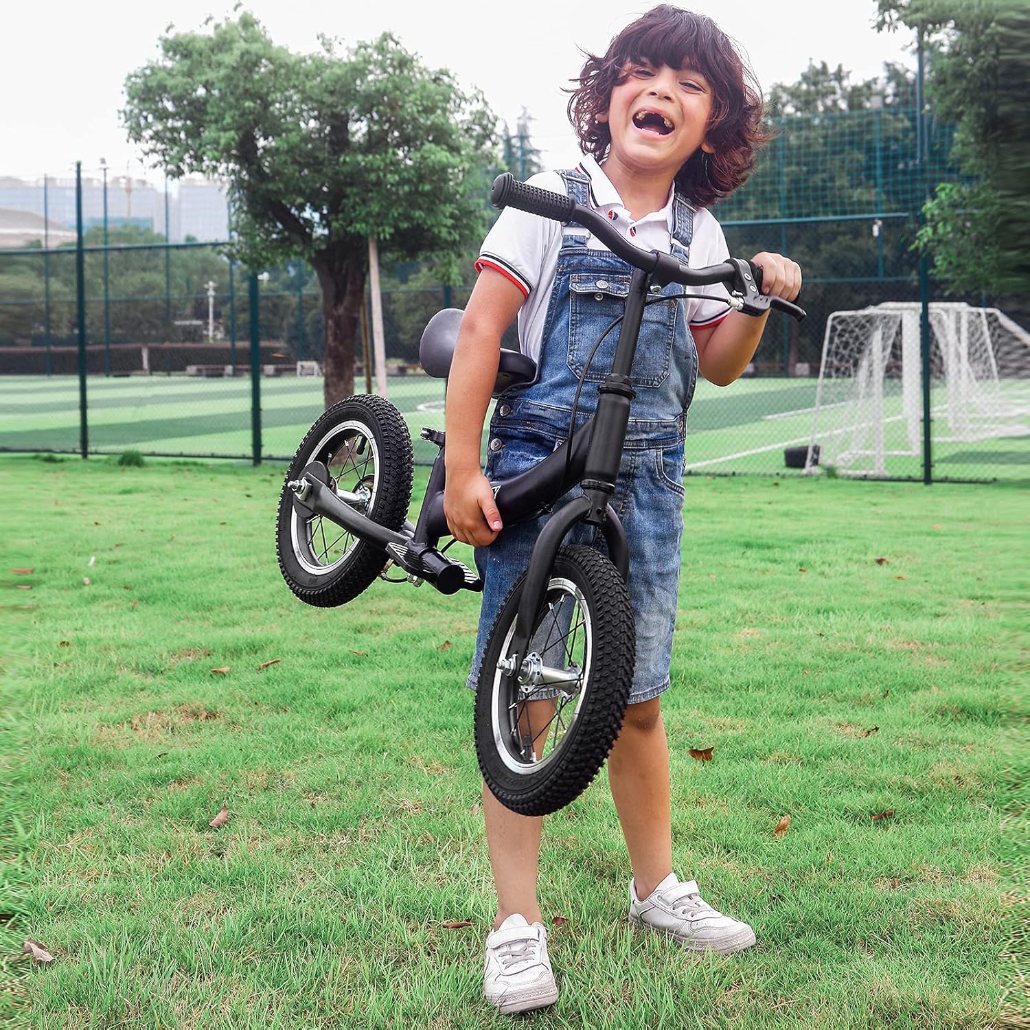 bikeboy Bicicleta de equilibrio 2 en 1, el doble uso de una bicicleta de equilibrio para niños y bicicleta para niños pequeños, para 2 3 4 5 6 7